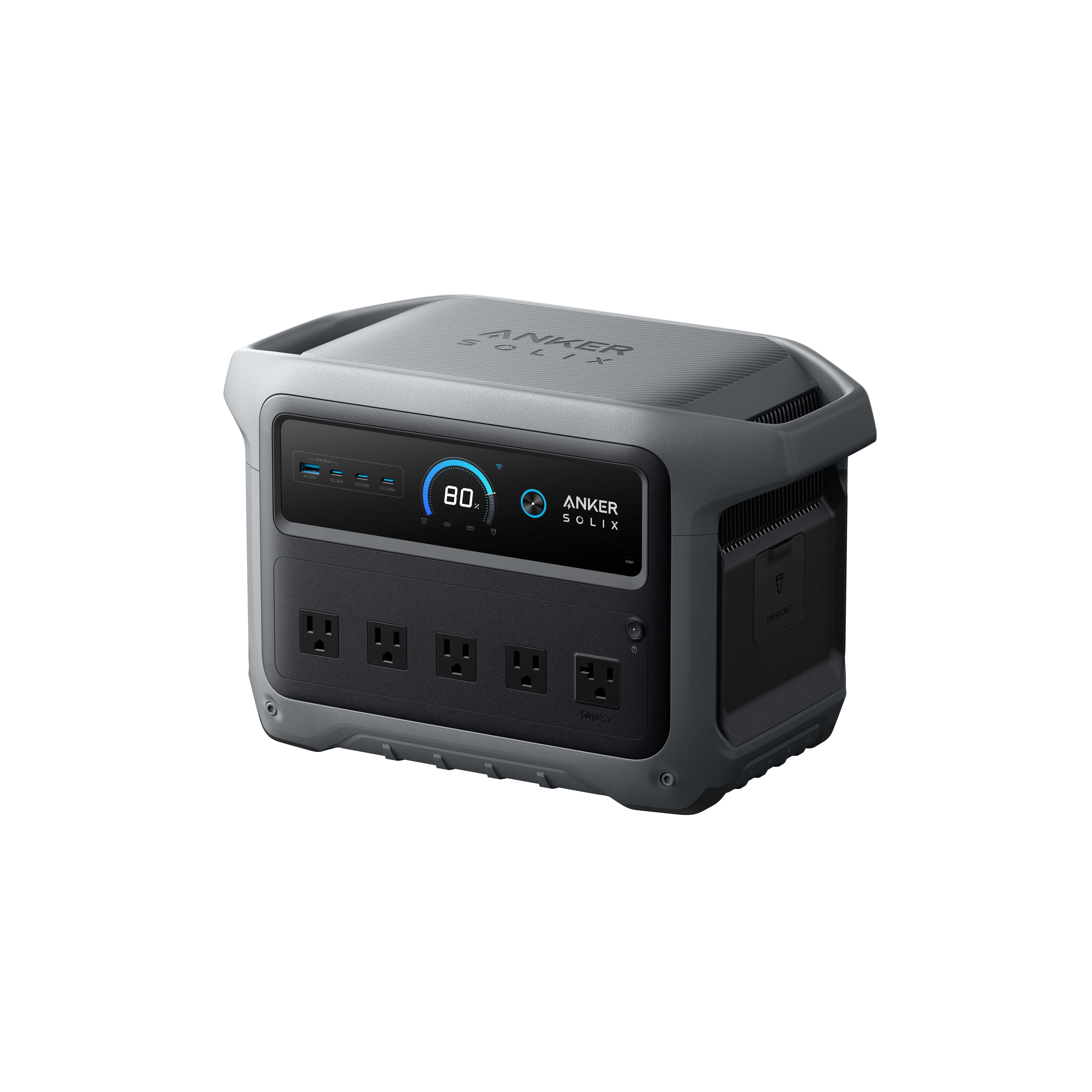US Anker SOLIX C1000 Gen 2 portable power station, front view